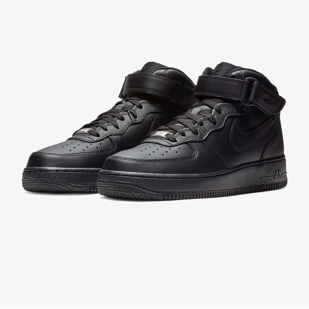 Nike Air Force 1  Men - Black - Size 13